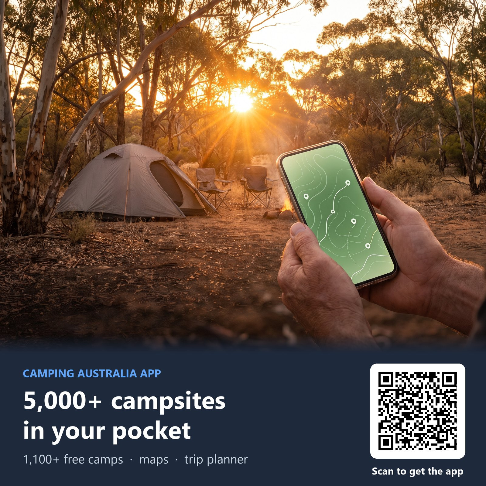 Get the app — scan the QR code to download