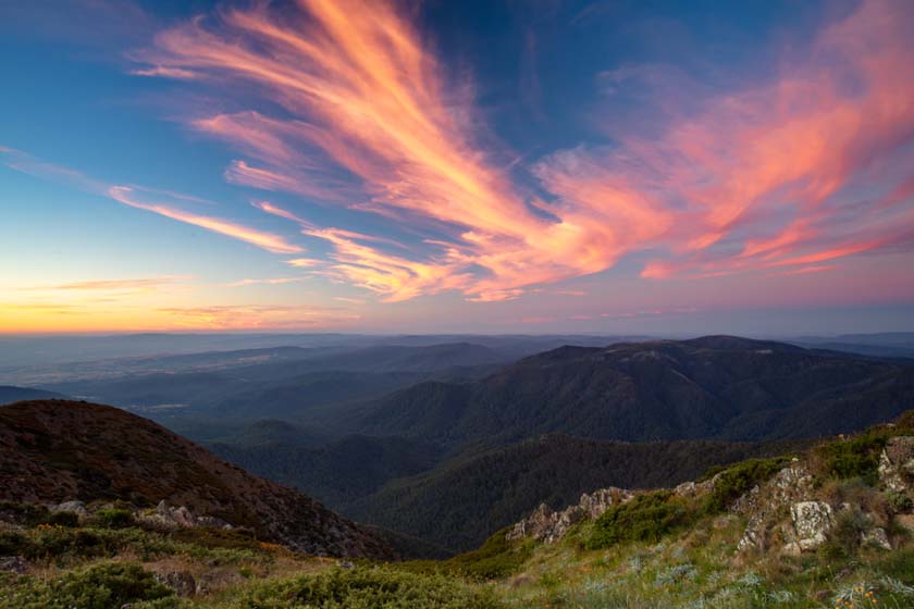Victorian High Country camping region